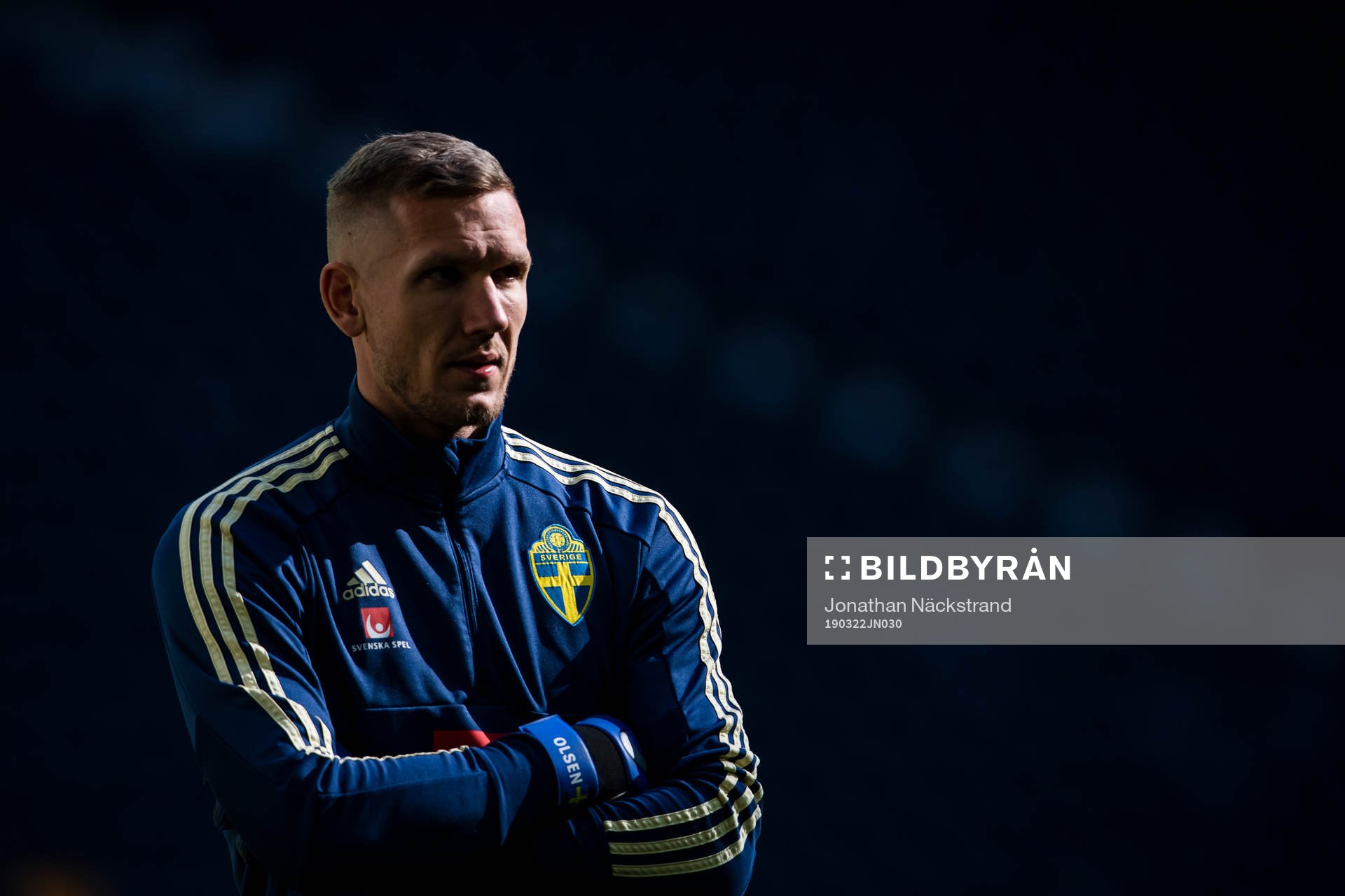 Sweden's goalkeeper Robin Olsen
