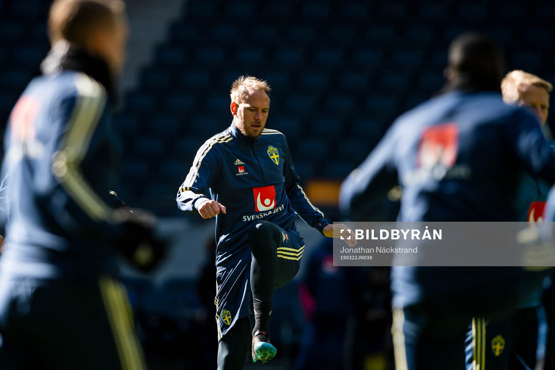 Sweden's team captain Andreas