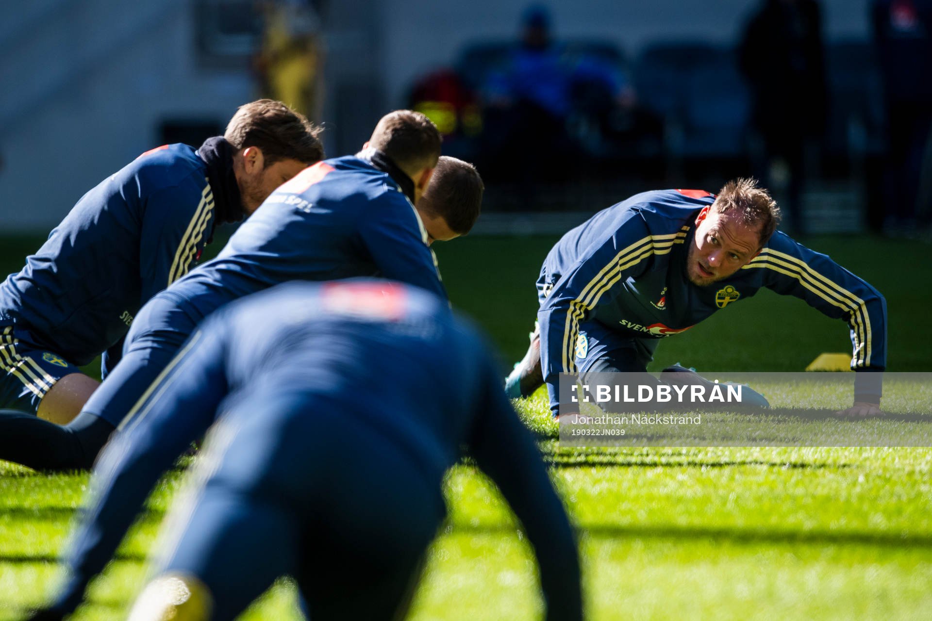 Sweden's team captain Andreas