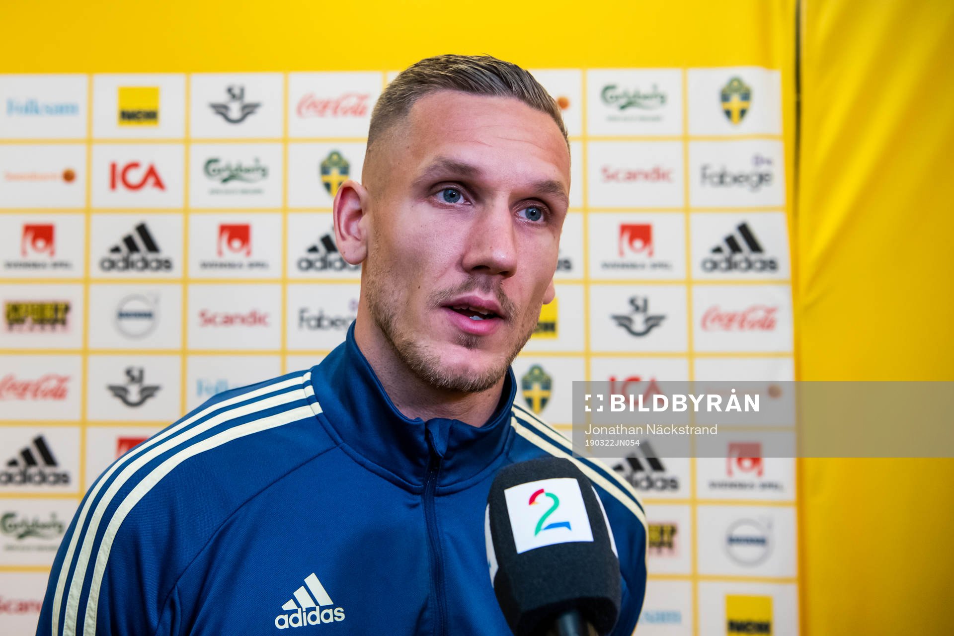 Sweden's goalkeeper Robin Olsen