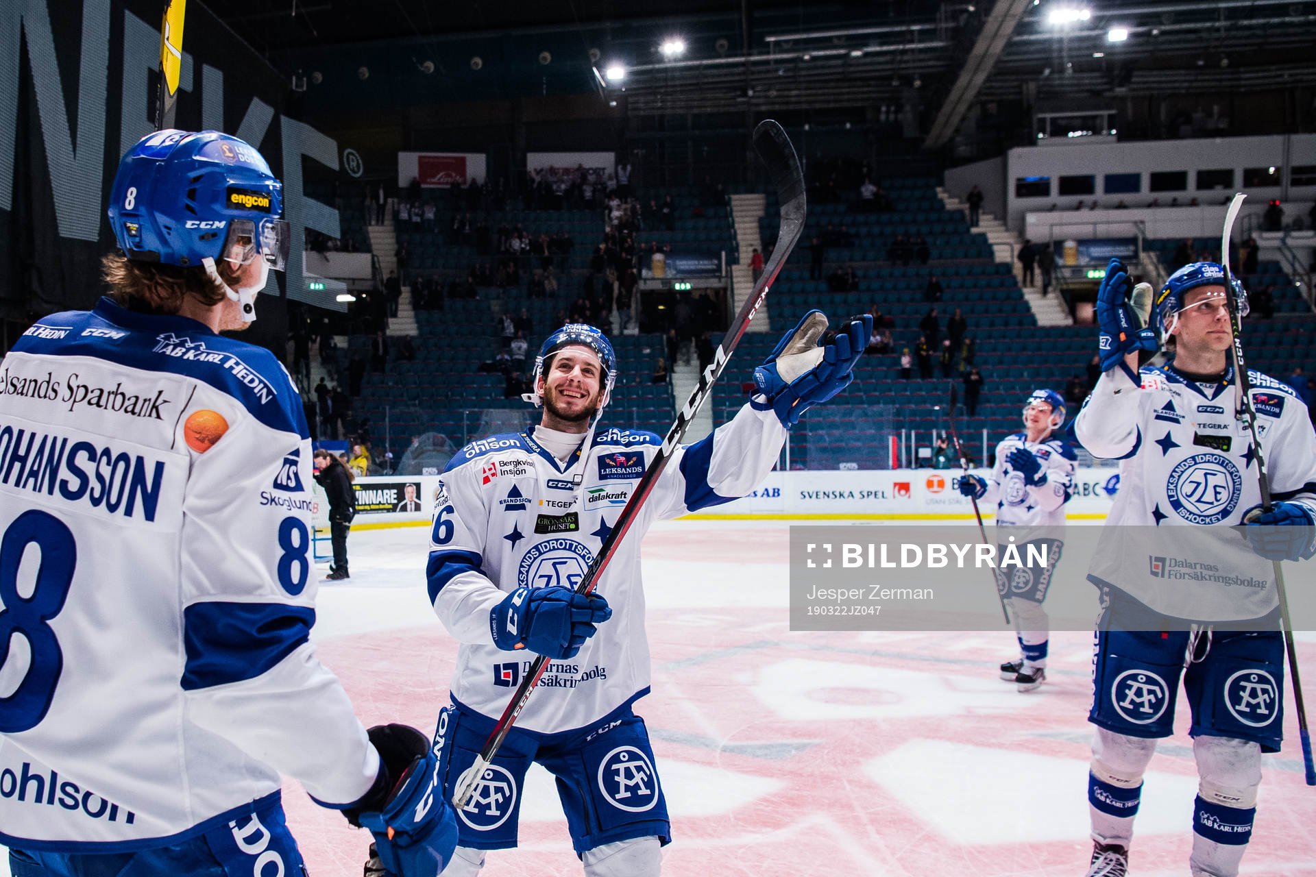 Leksands Kevin Schulze jublar