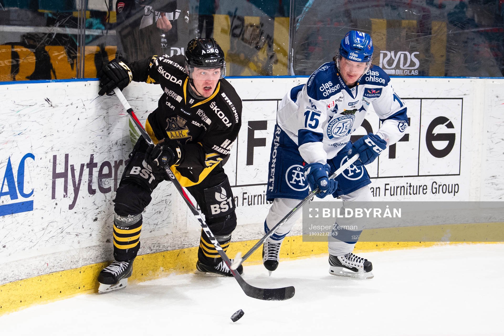 s Max Lindholm och Leksands Johan Porsberger