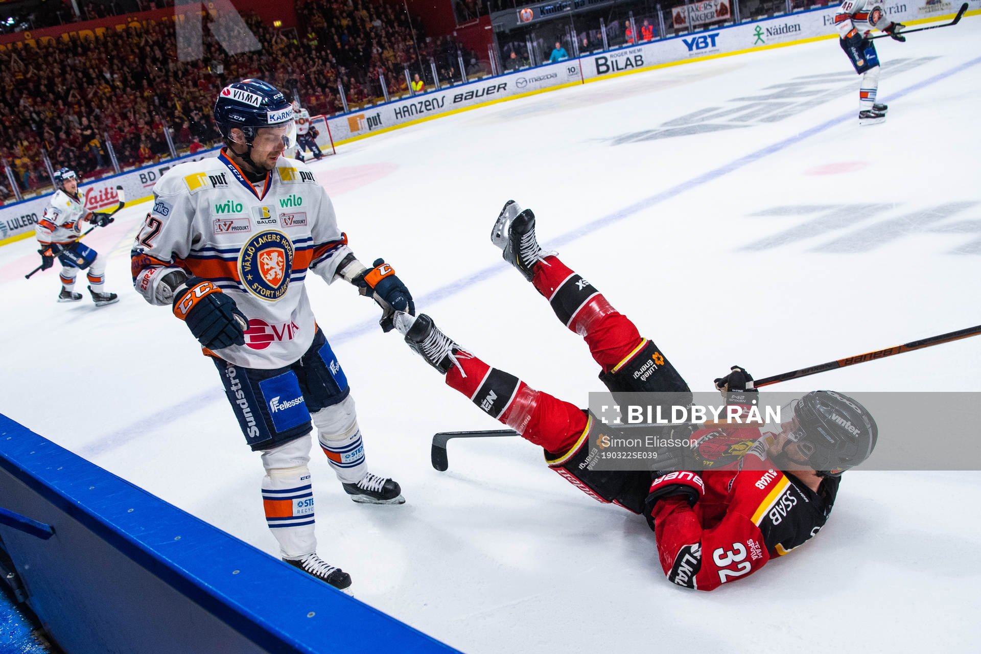 Växjös Janne Pesonen och Luleås Oscar Engsund