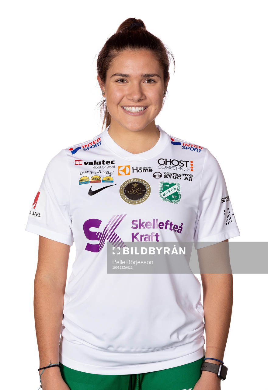 Moröns Carly Wickenheiser poserar för ett porträtt den 22 mars 2019 i Skellefteå.