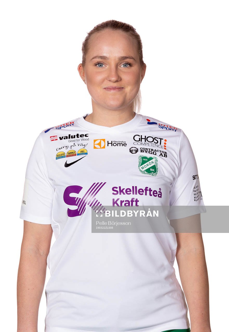 Moröns Alice Schönfeldt poserar för ett porträtt den 22 mars 2019 i Skellefteå.