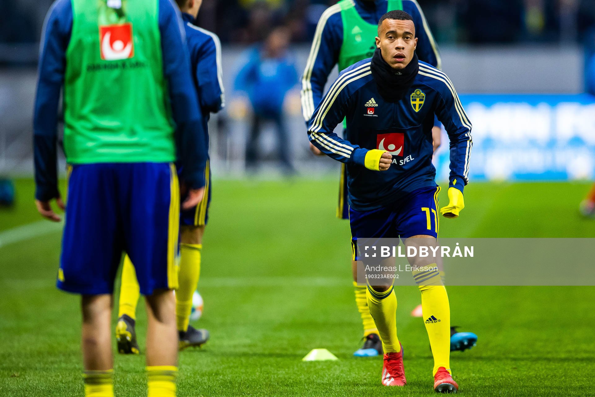Robin Quaison of Sweden