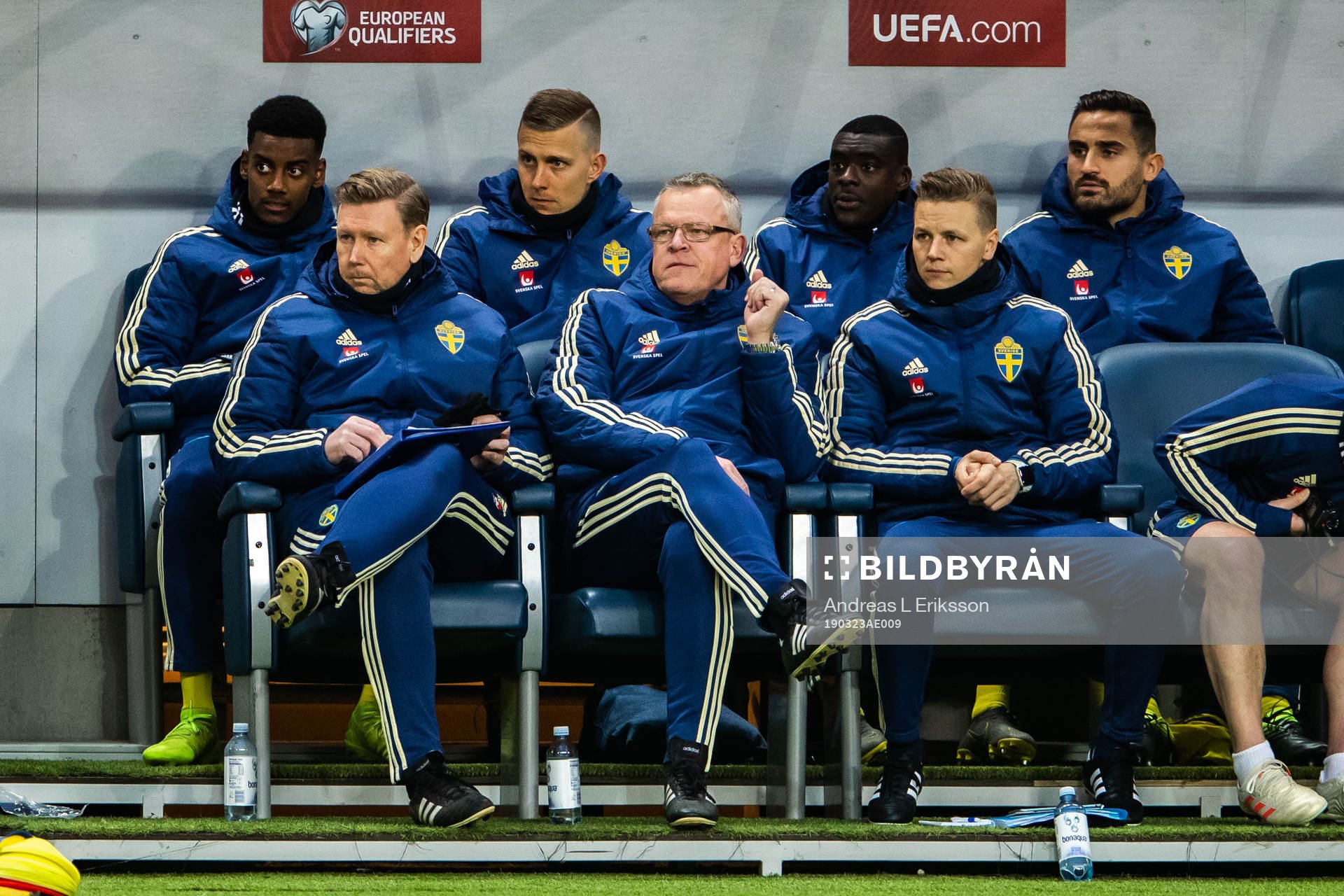 Assistant coach Peter Wettergren, head coach Janne