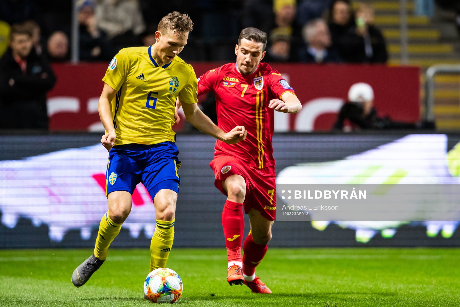 Ludwig Augustinsson of Sweden and Alexandru Chipciu of