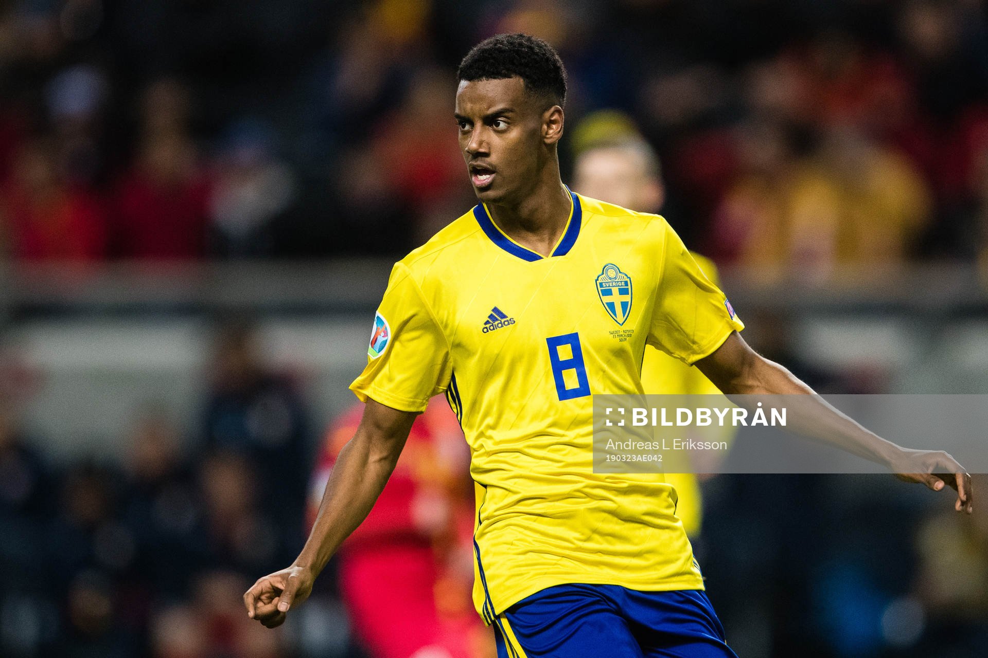 Alexander Isak of Sweden