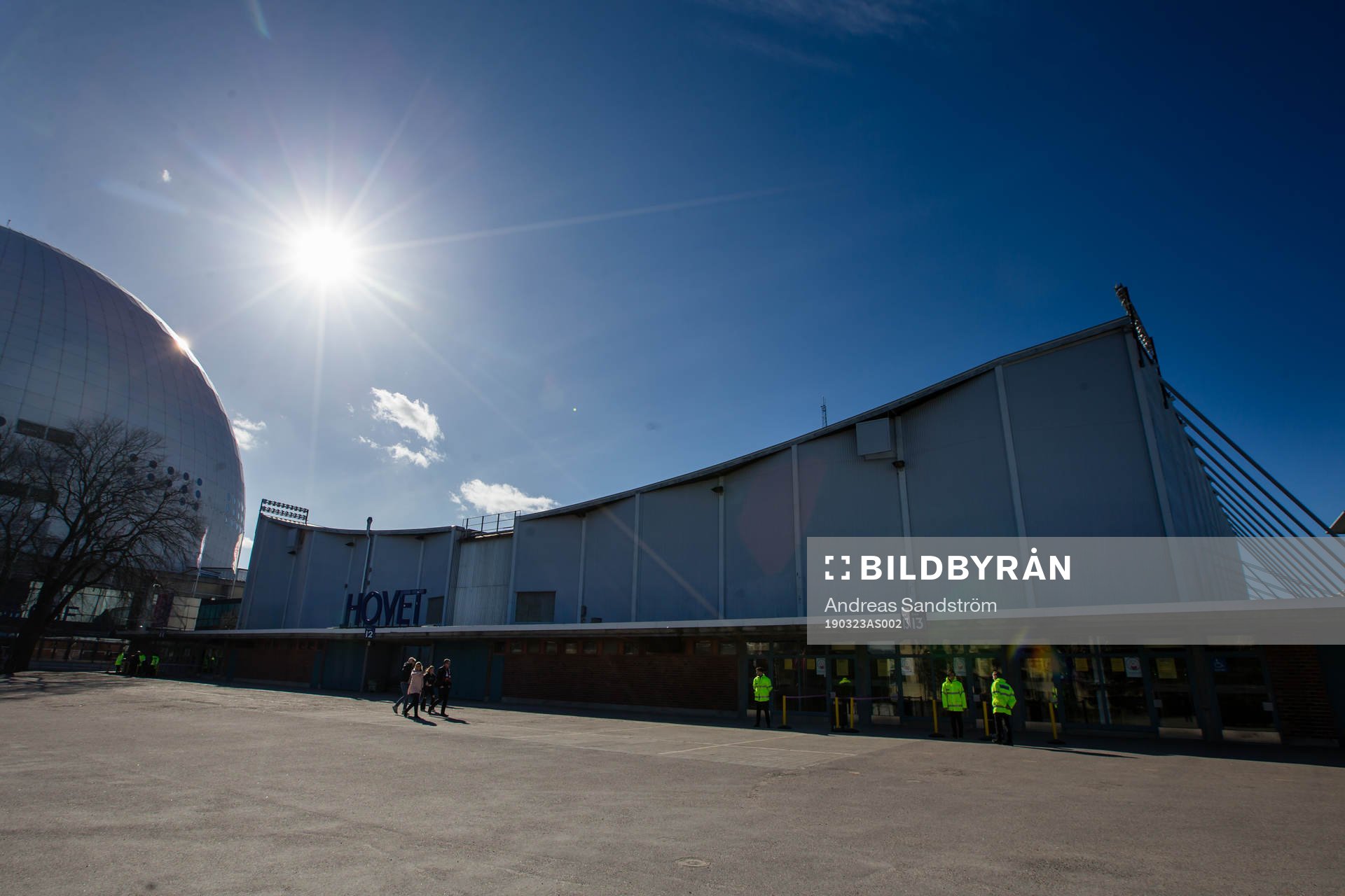 Generell vy utanför Hovets Isstadion