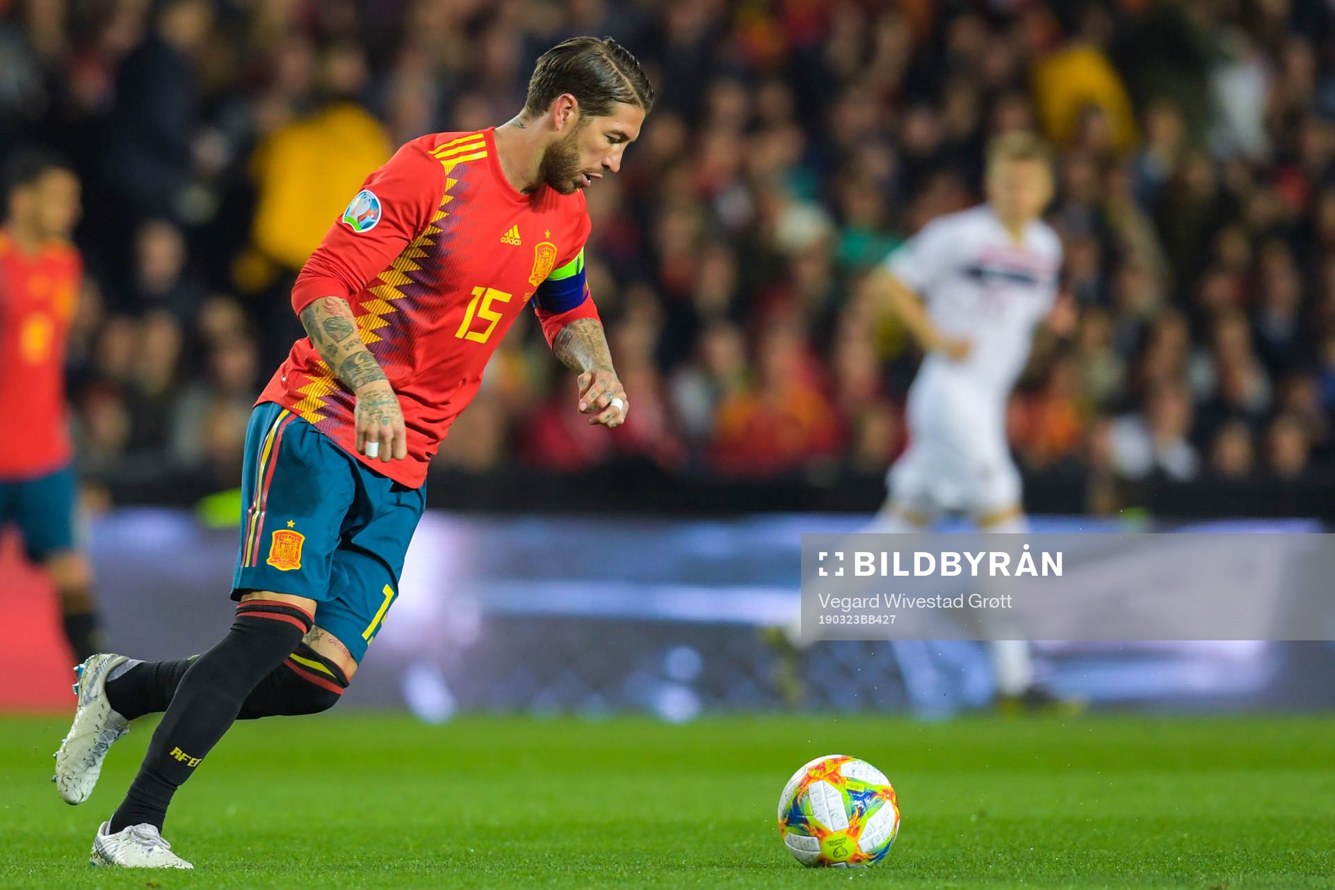 Sergio Ramos of Spain