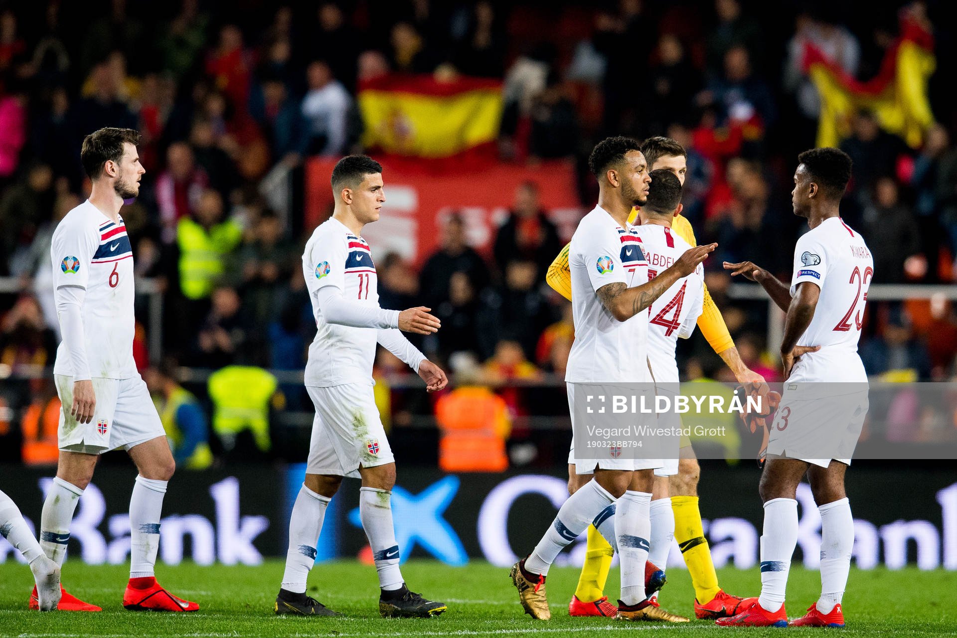 Håvard Nordtveit, Mohamed Elyounoussi, Joshua King and Ola