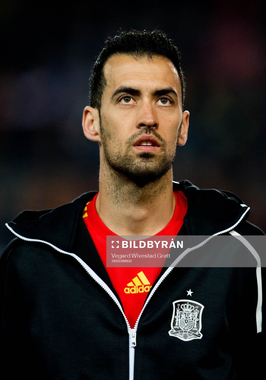 Sergio Busquets of Spain