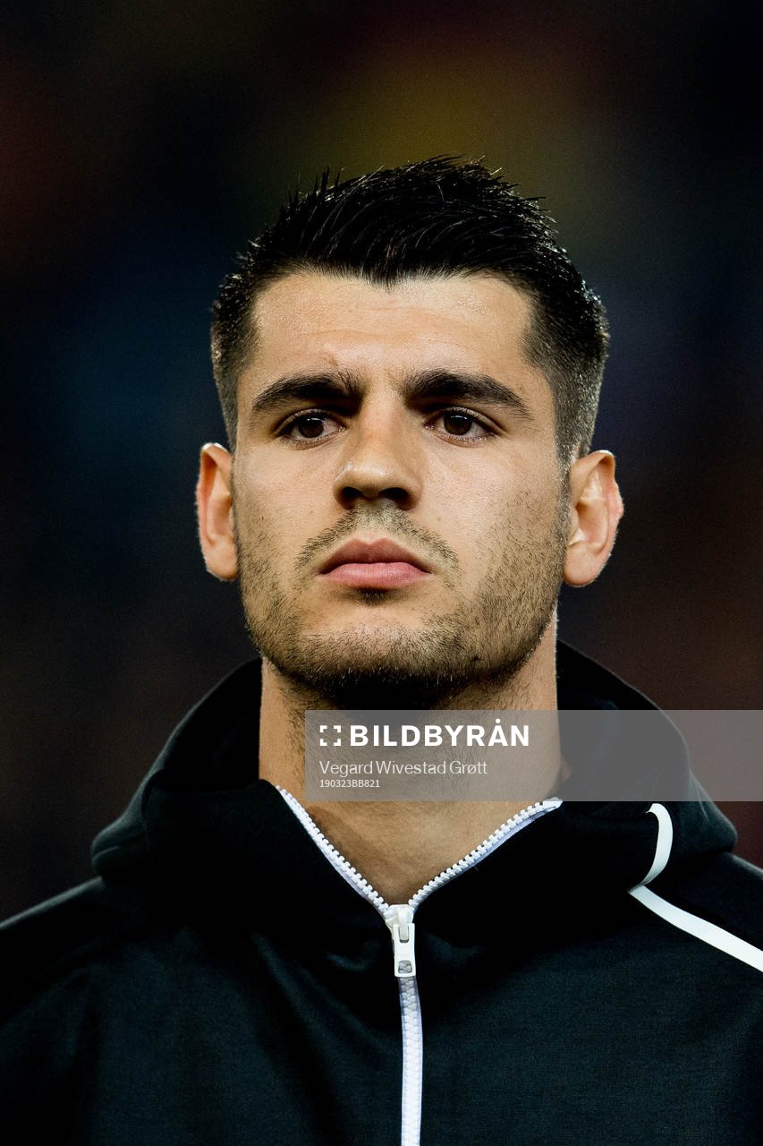 Alvaro Morata of Spain