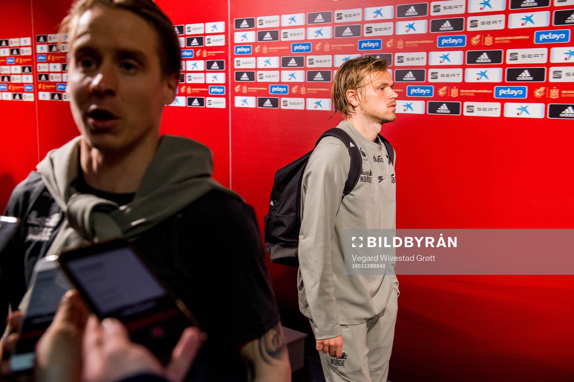 Stefan Johansen and Iver Fossum of Norway