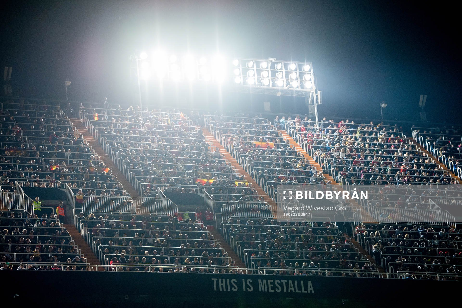General view of Estadio Mestalla
