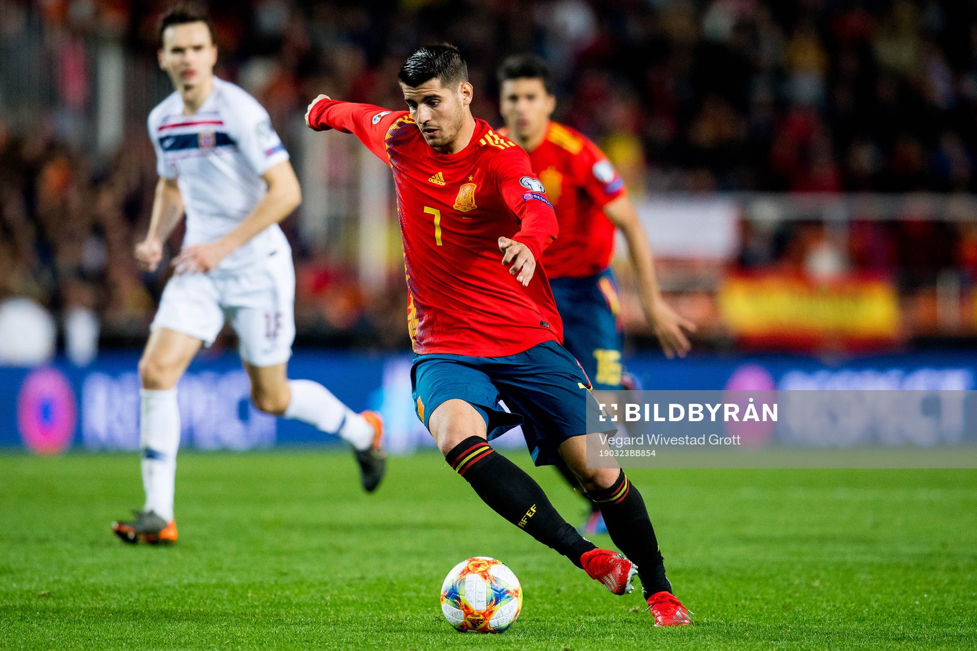 Alvaro Morata of Spain