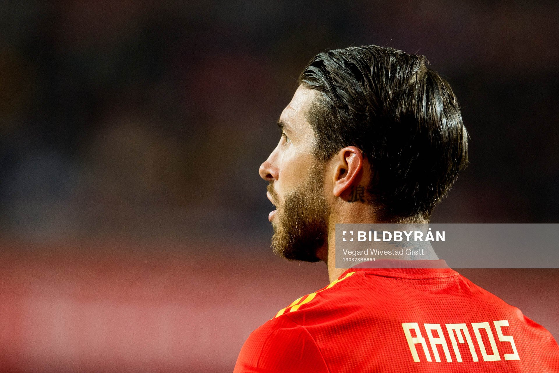 Sergio Ramos of Spain