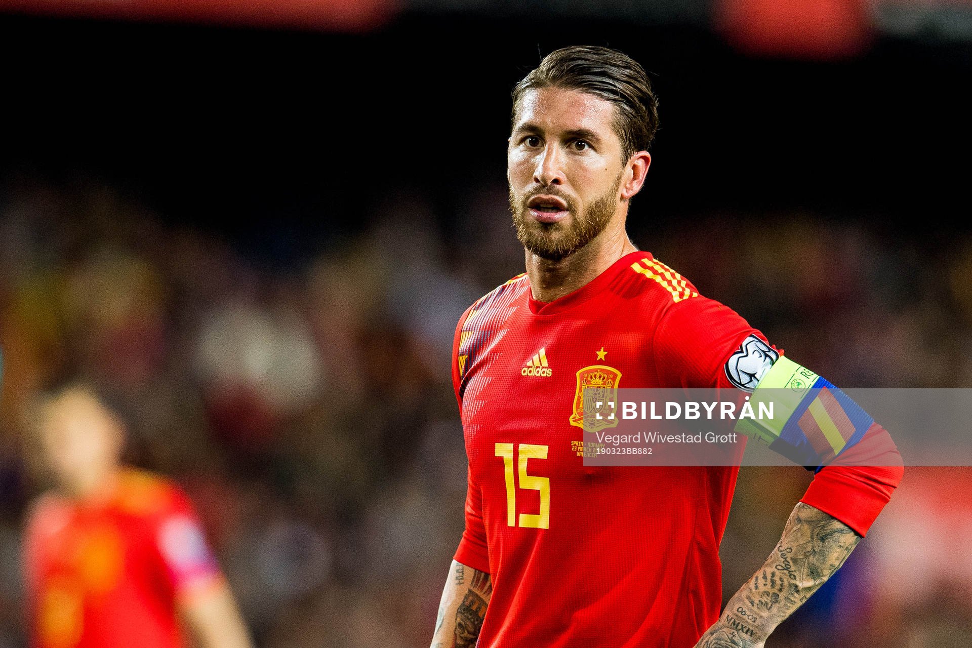 Sergio Ramos of Spain