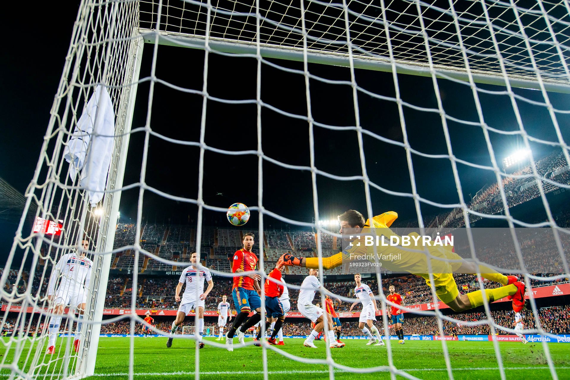 Goalkeeper Rune Almenning Jarstein of Norway