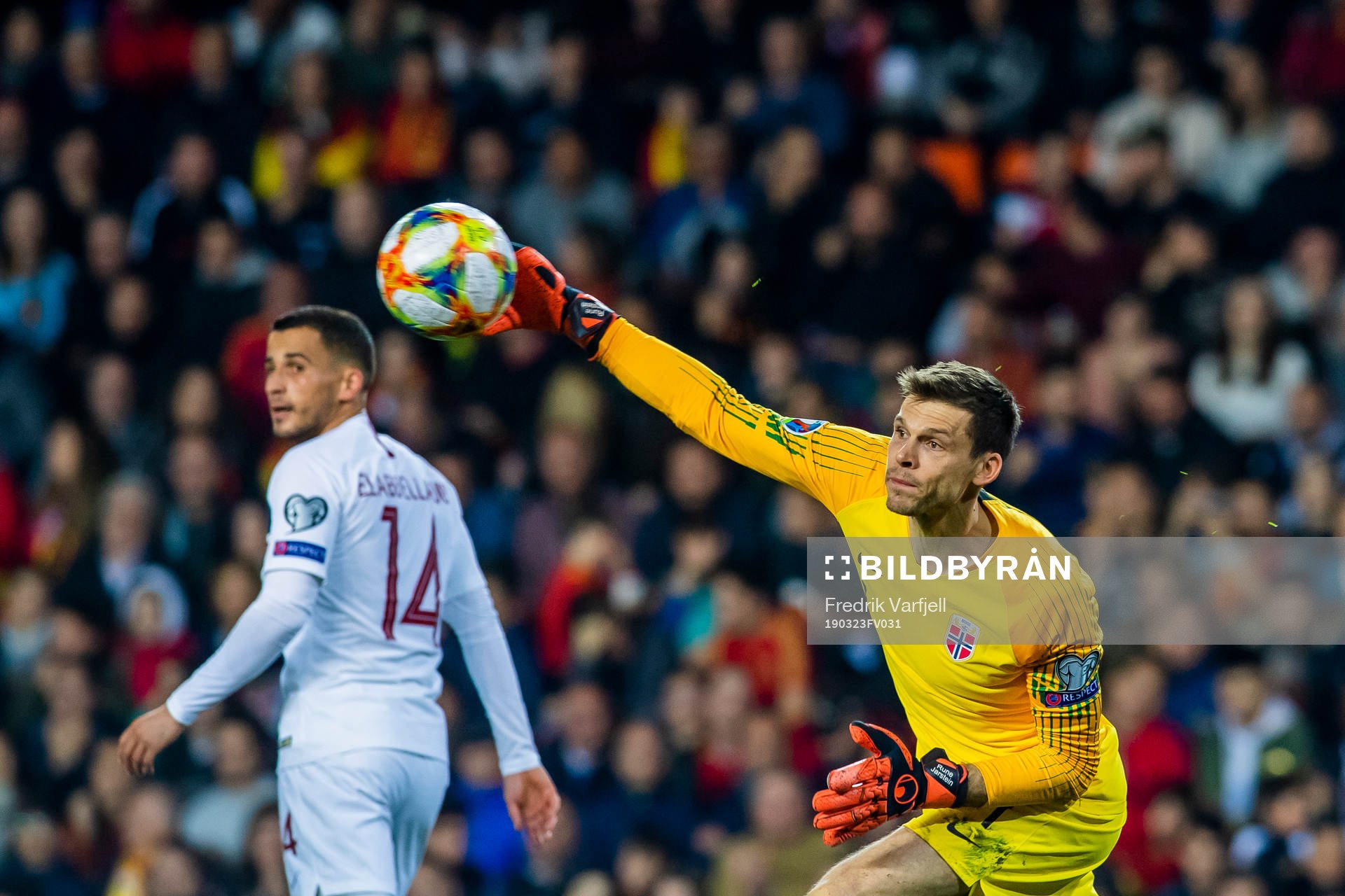 Goalkeeper Rune Almenning Jarstein