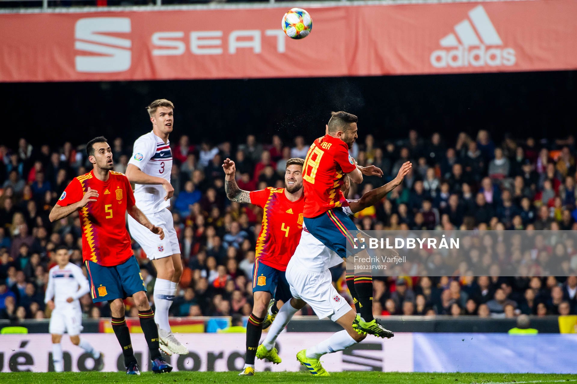 Inigo Martinez Berridi of Spain, Bjørn Maars Johnsen of