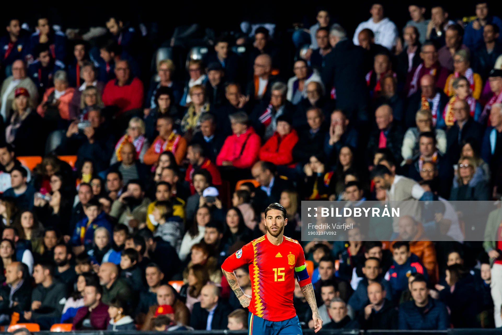 Sergio Ramos of Spain
