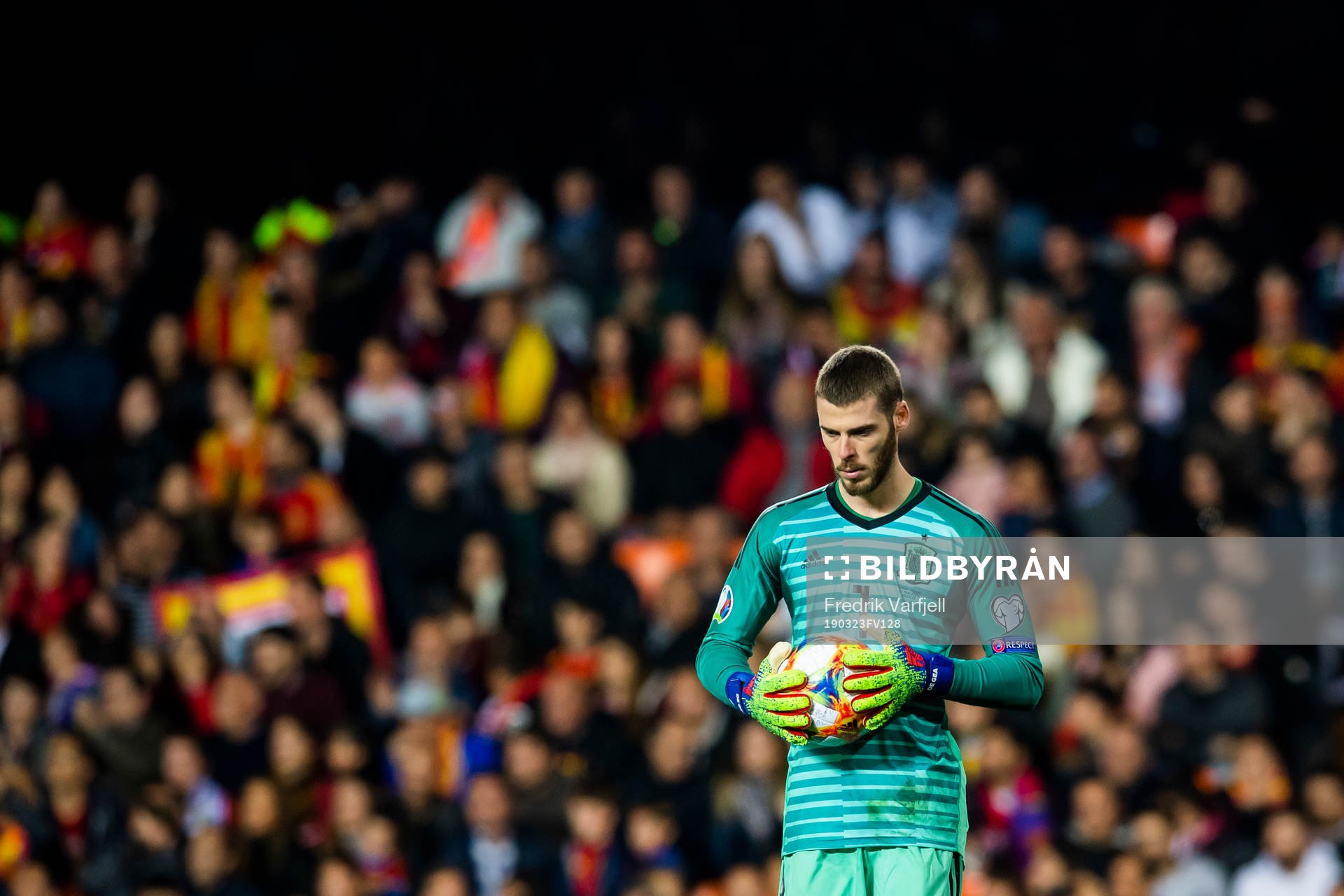 Goalkeeper David de Gea of Spain