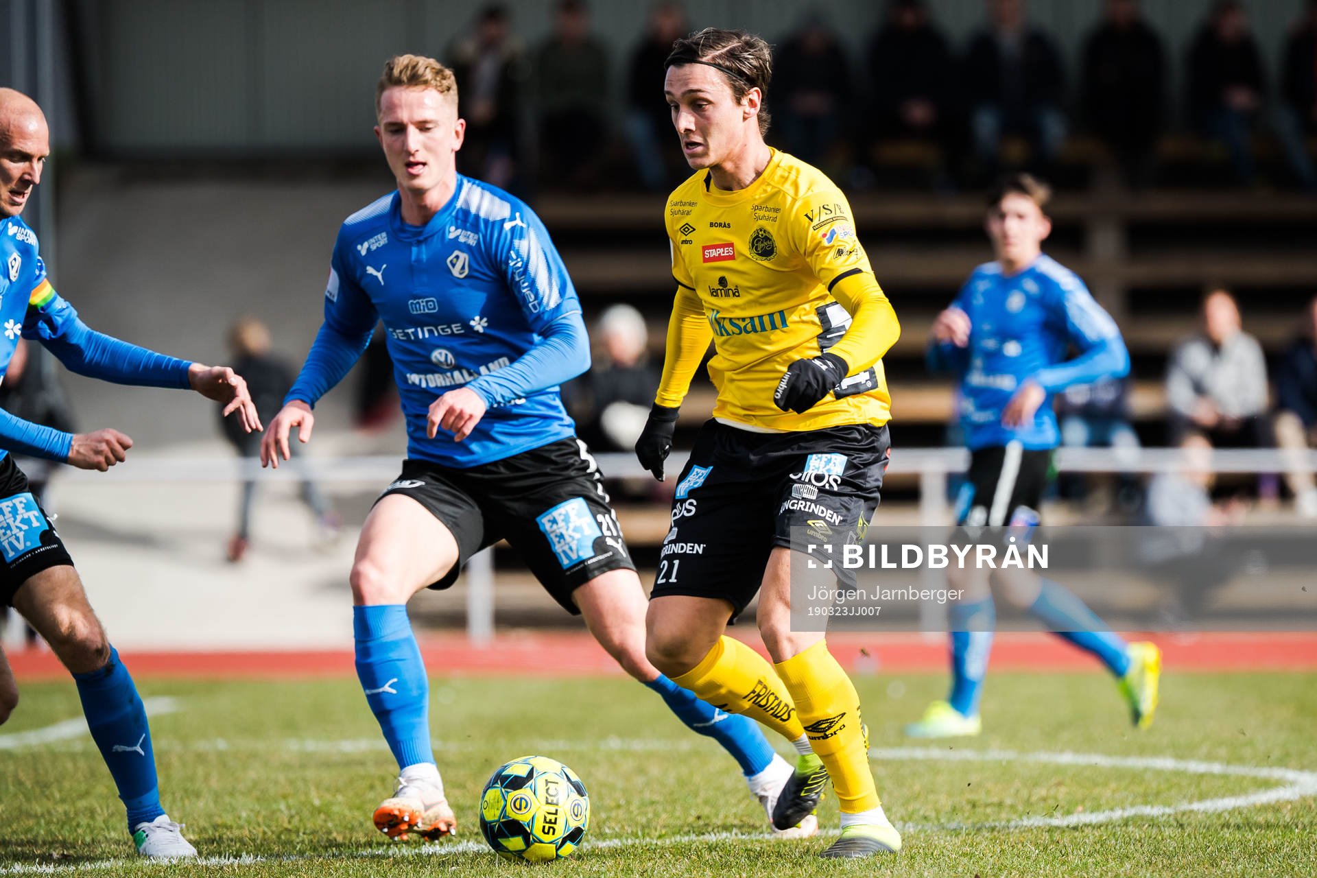 Elfsborgs Jonathan Levi och Halmstads Andreas Bengtsson