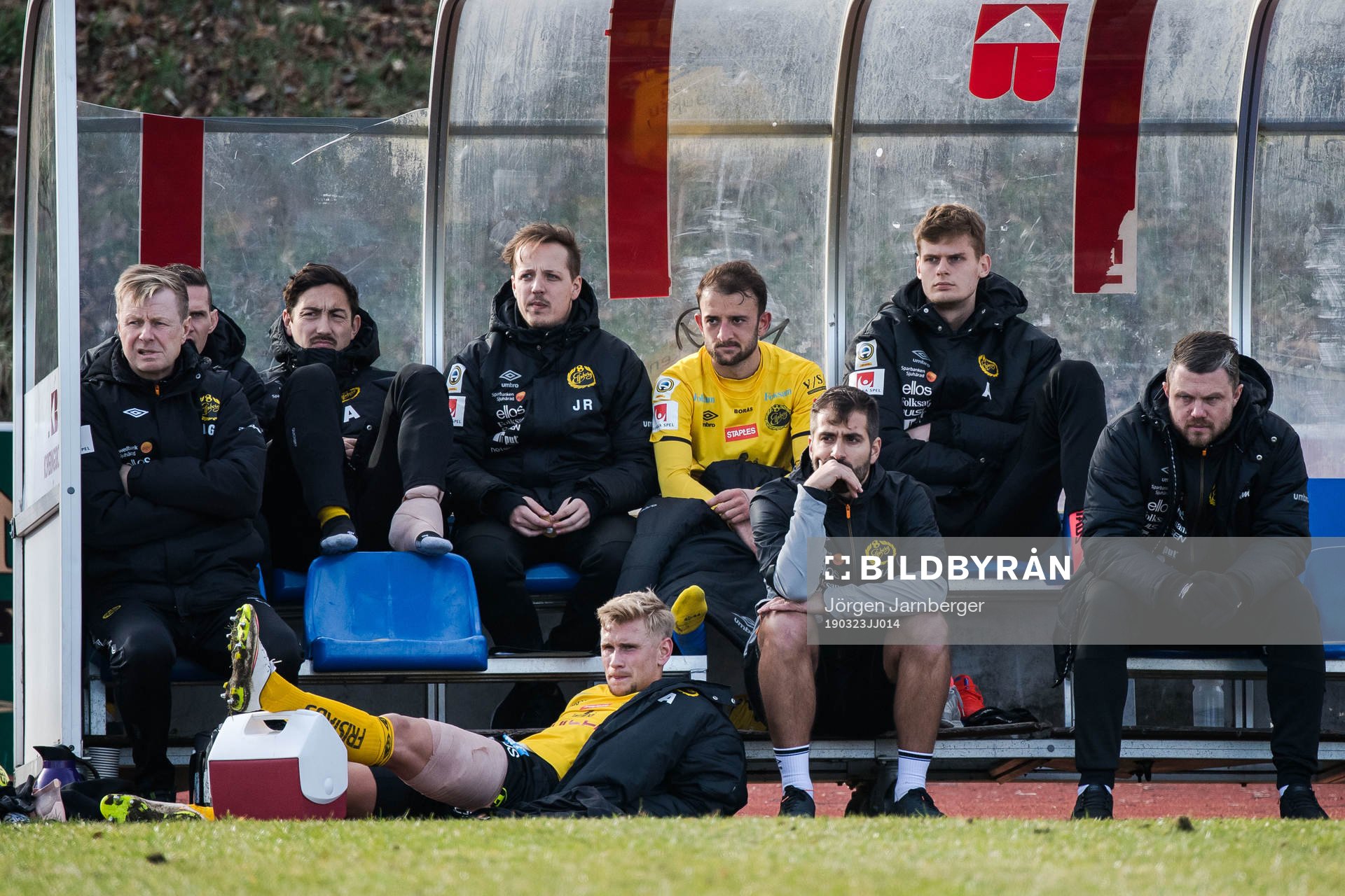 Elfsborgs spelare deppar på bänken