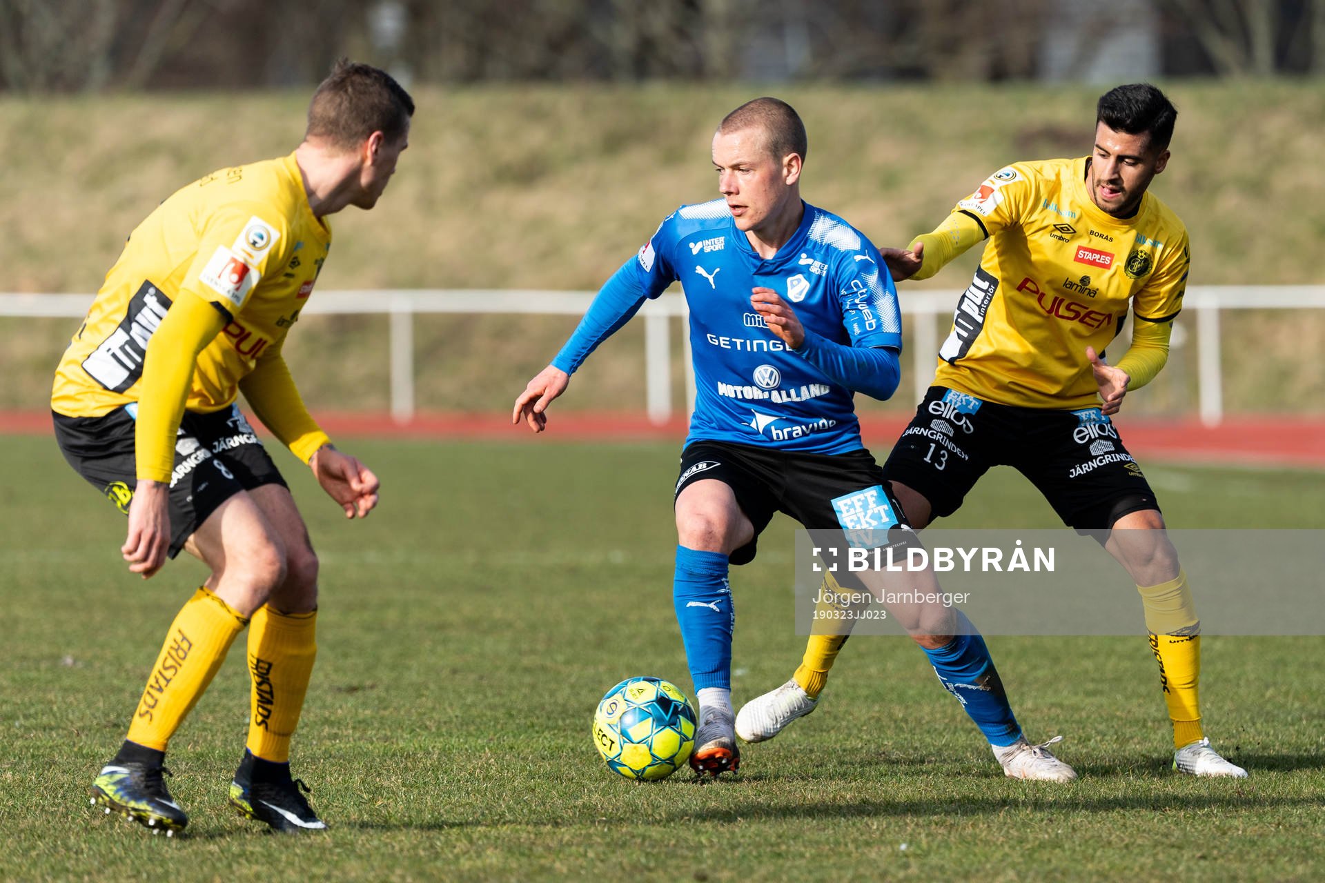 Halmstads Hoskuldur Gunnlaugsson och Elfsborgs Rami Kaib