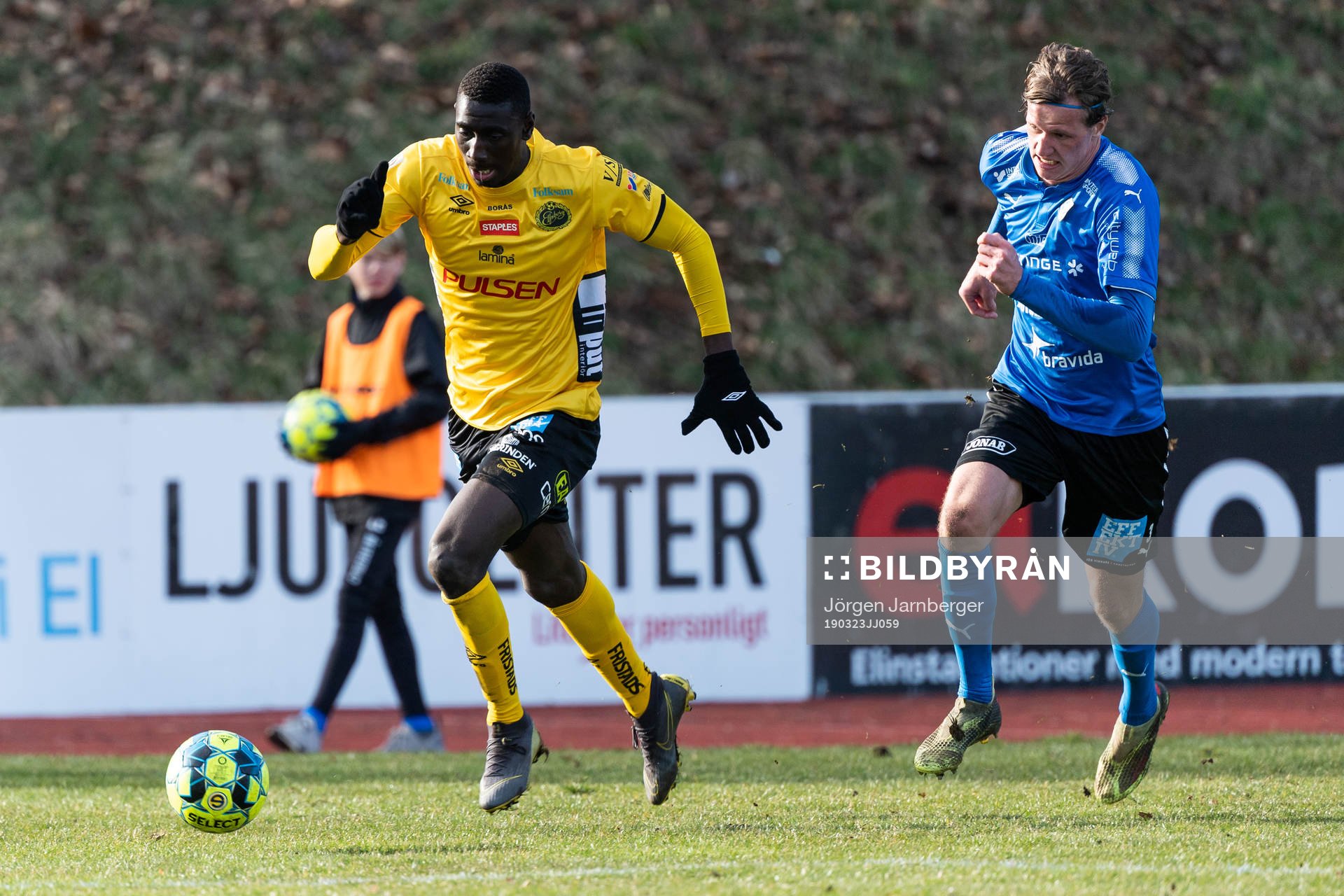 Elfsborgs Marokhy Ndione och Halmstads Alexander Berntsson
