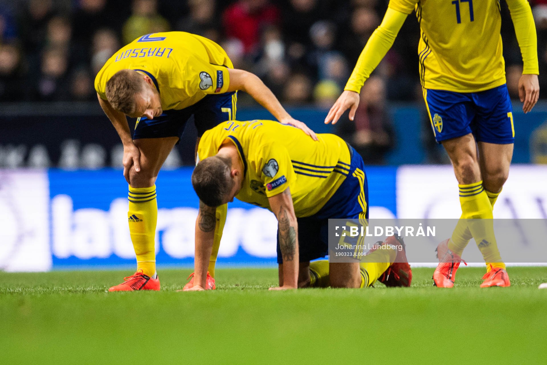 Mikael Lustig of Sweden sits