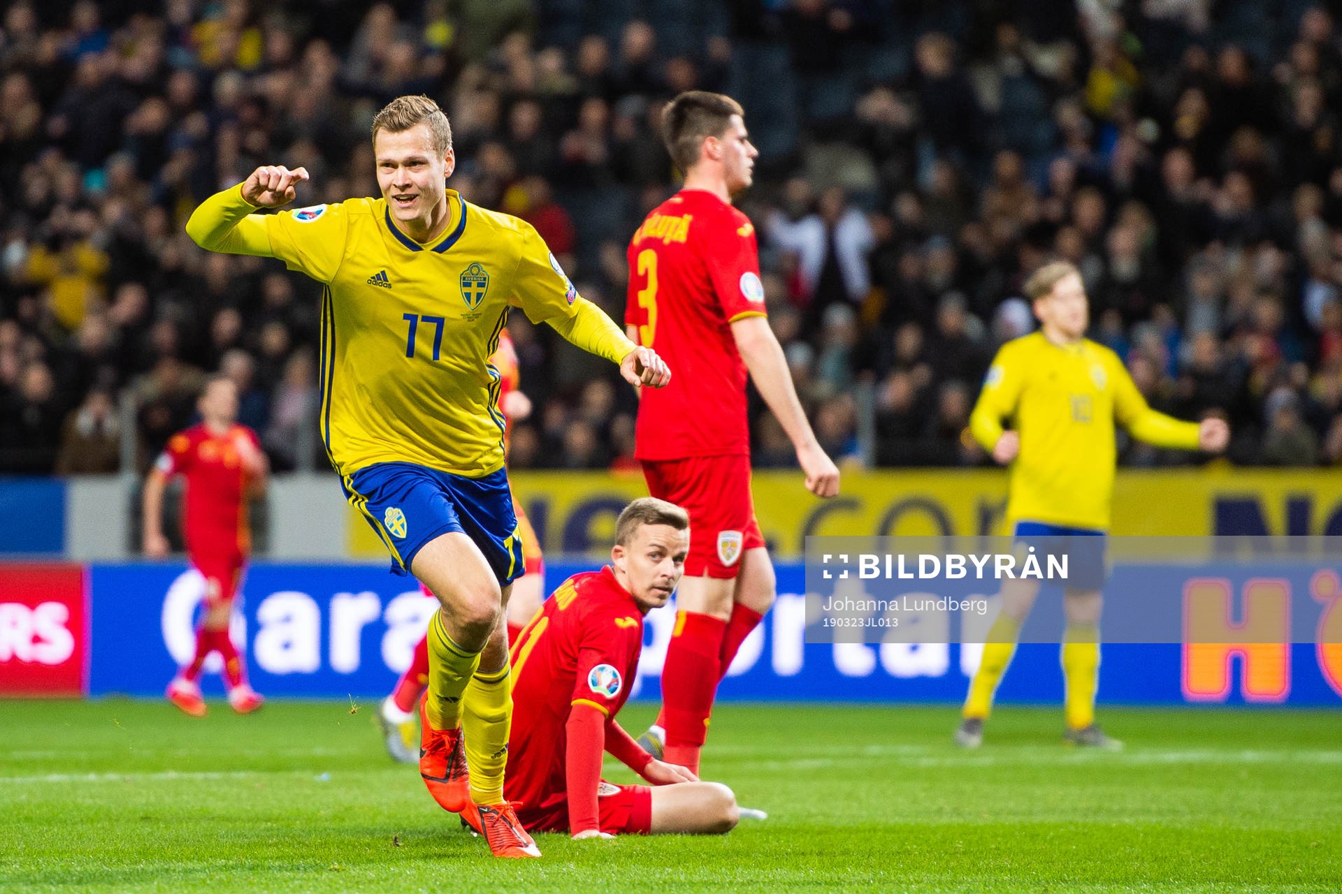 Viktor Claesson of Sweden celebrates
