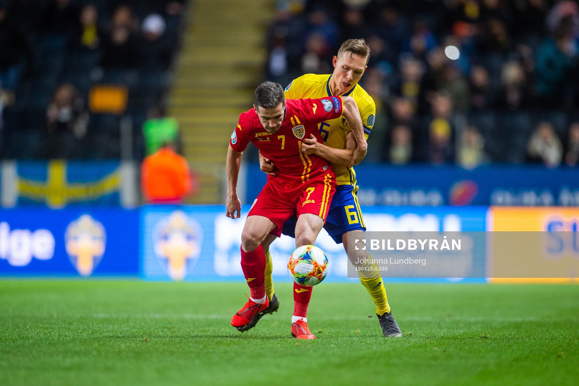 Ludwig Augustinsson of Sweden and Alexandru Chipciu of