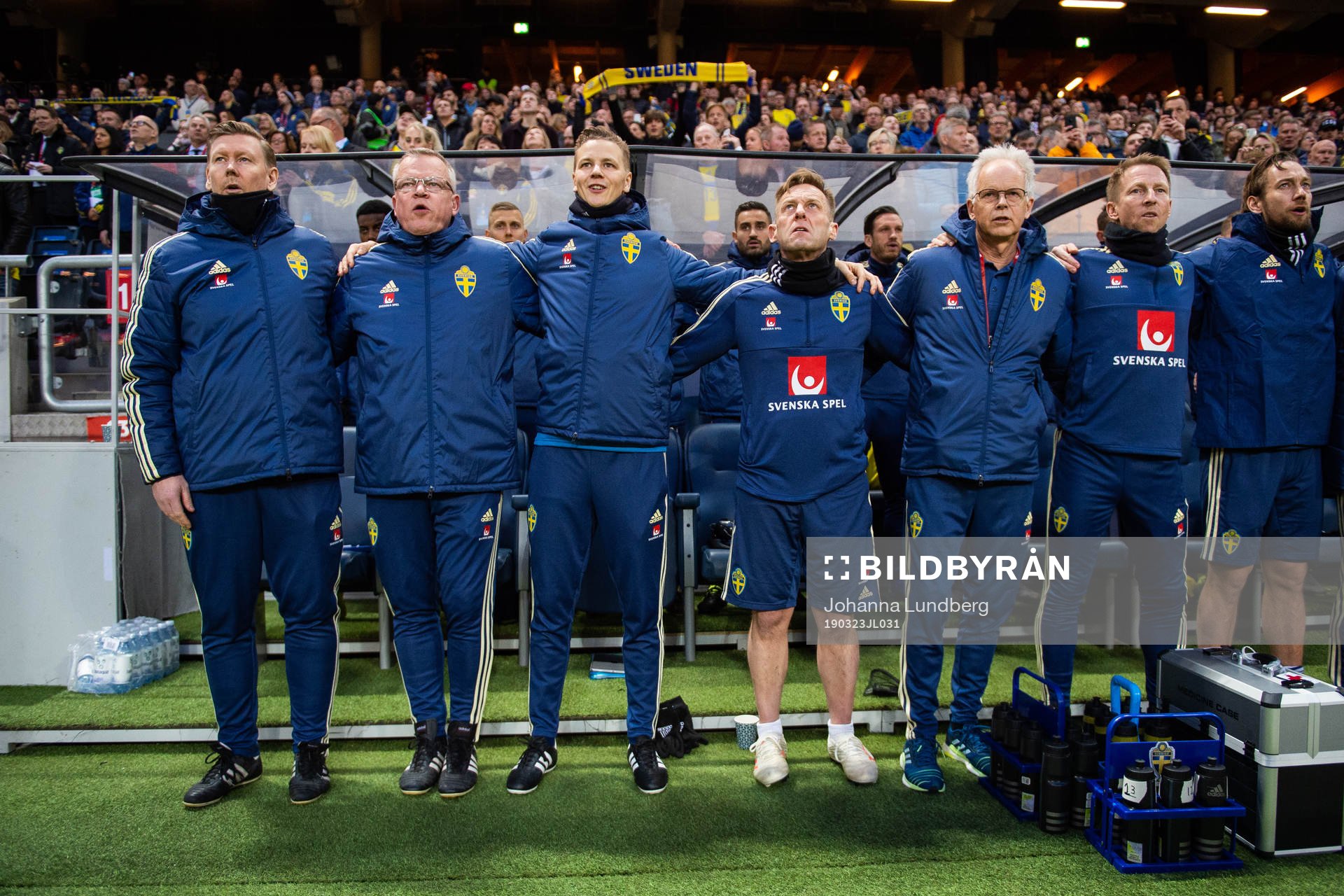 Assistant coach Peter Wettergren, head coach Janne