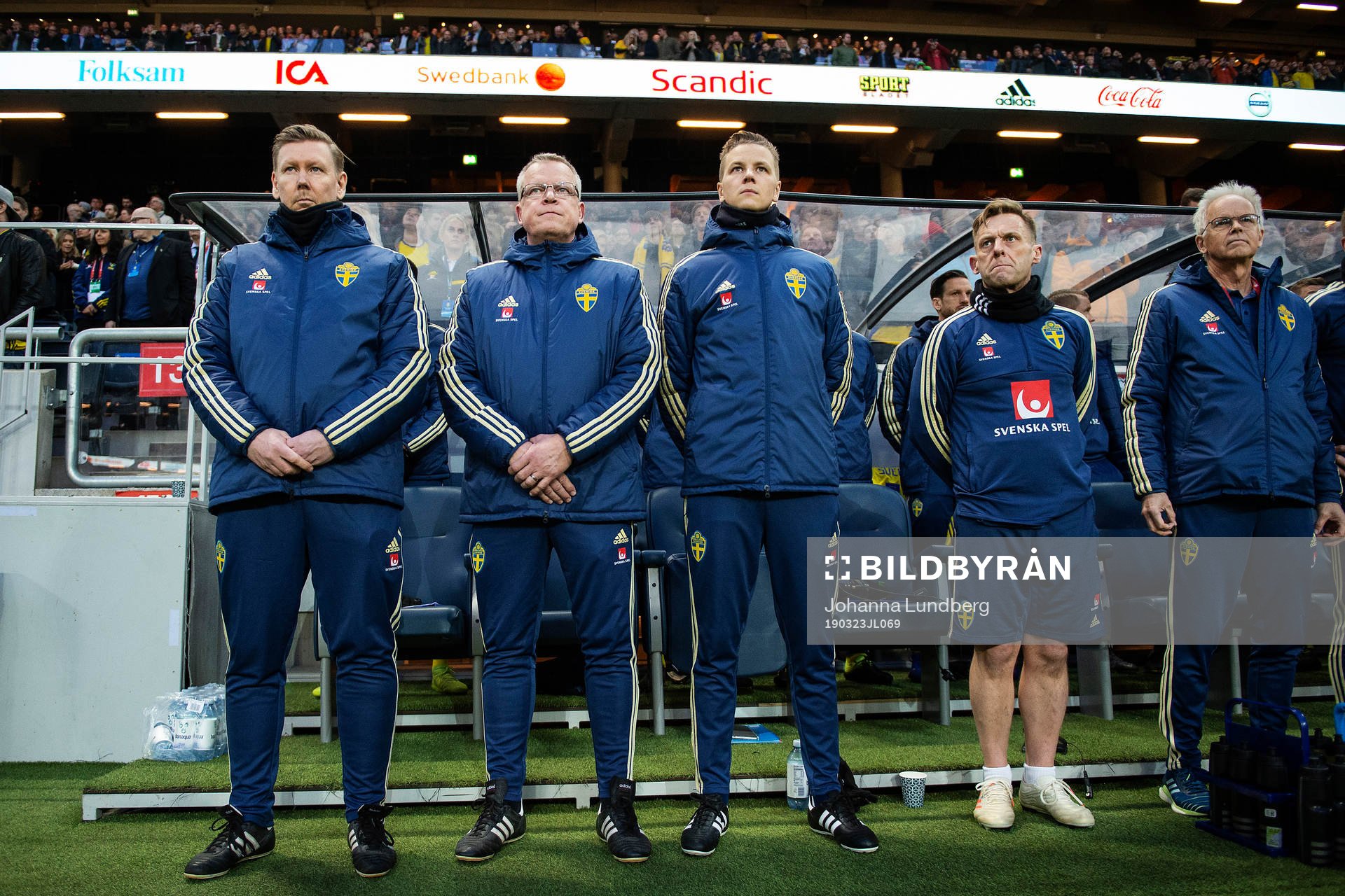 Assistant coach Peter Wettergren, head coach Janne