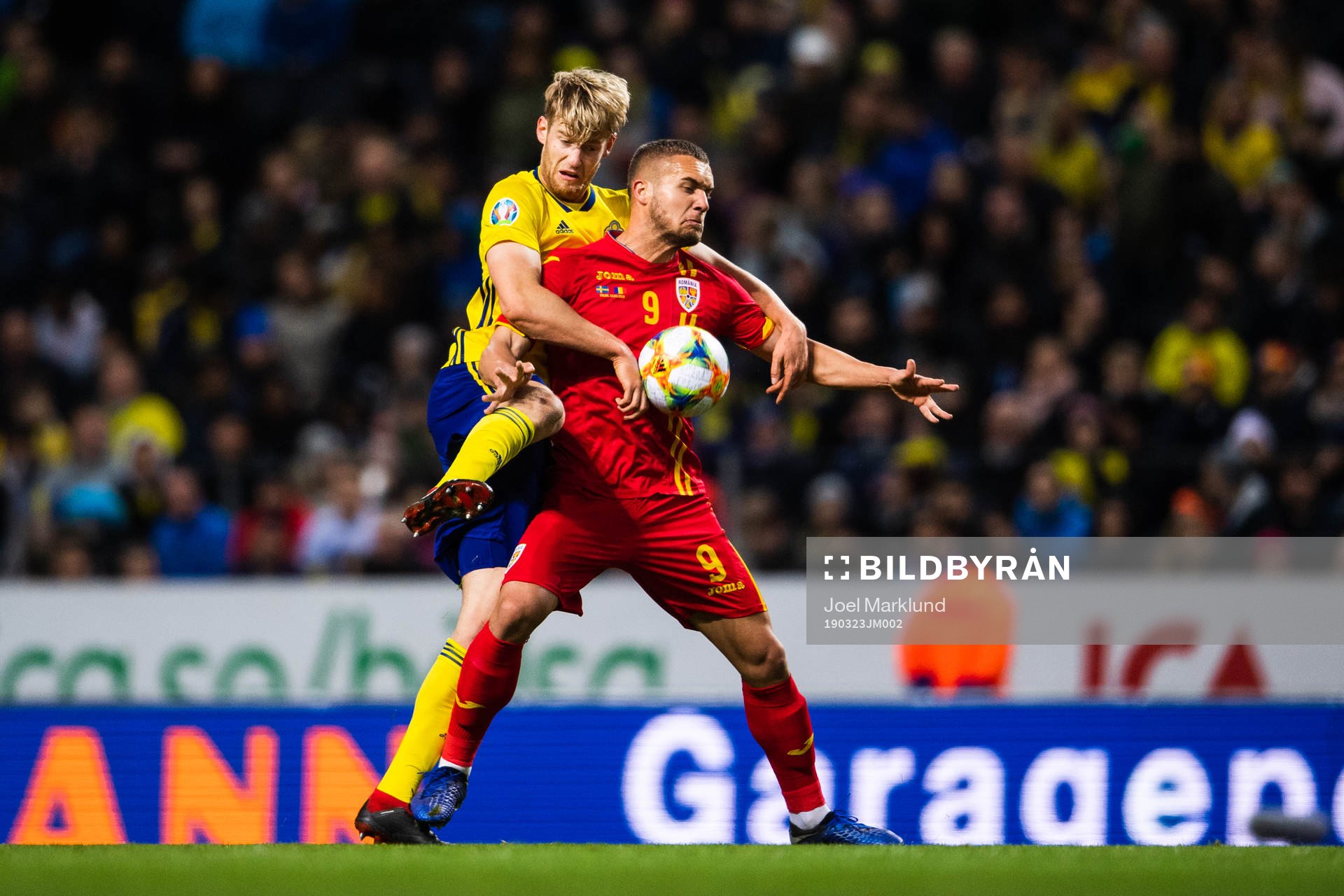 Filip Helander of Sweden and George Puscas of Romania