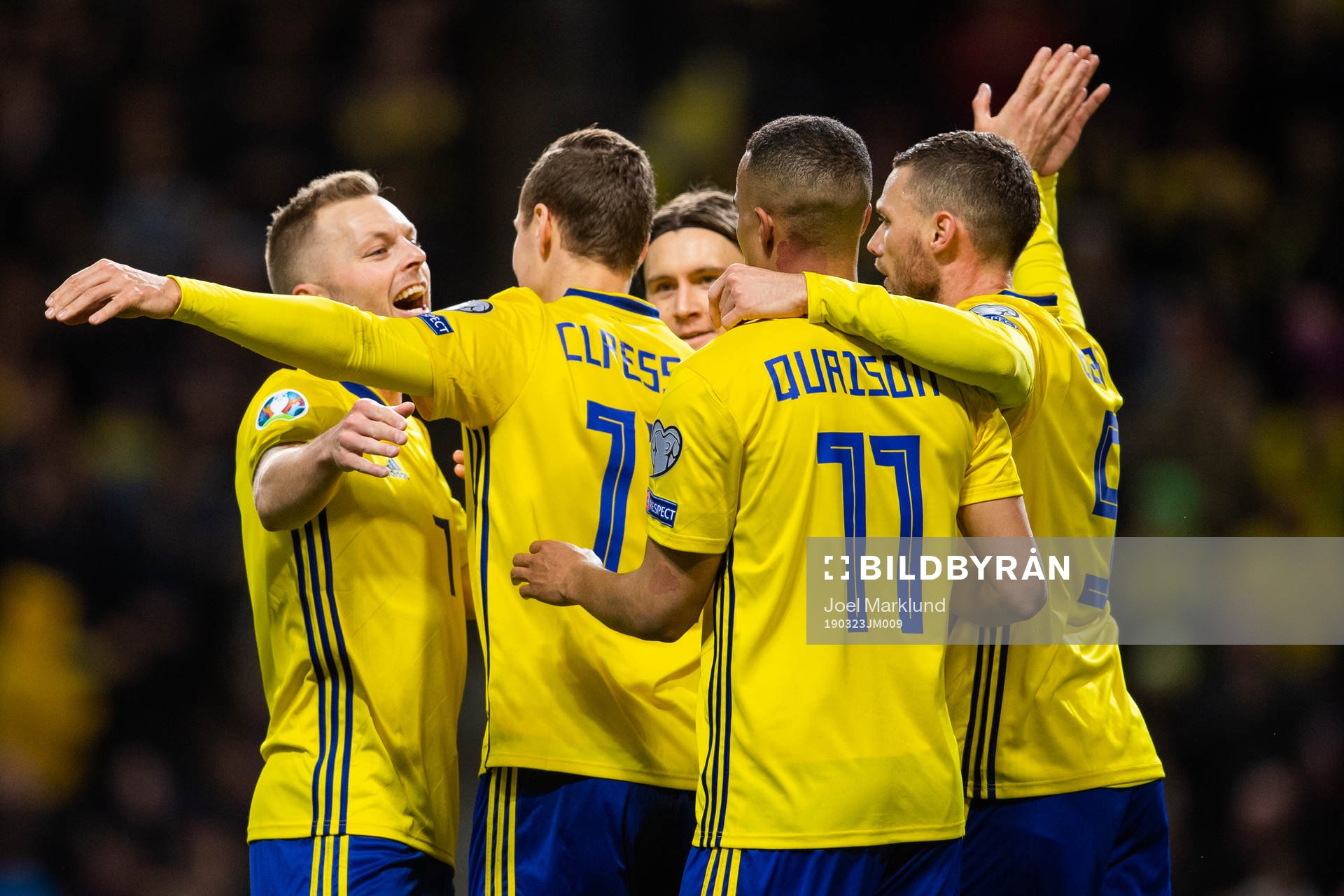 Sebastian Larsson, Viktor Claesson, Kristoffer Olsson,