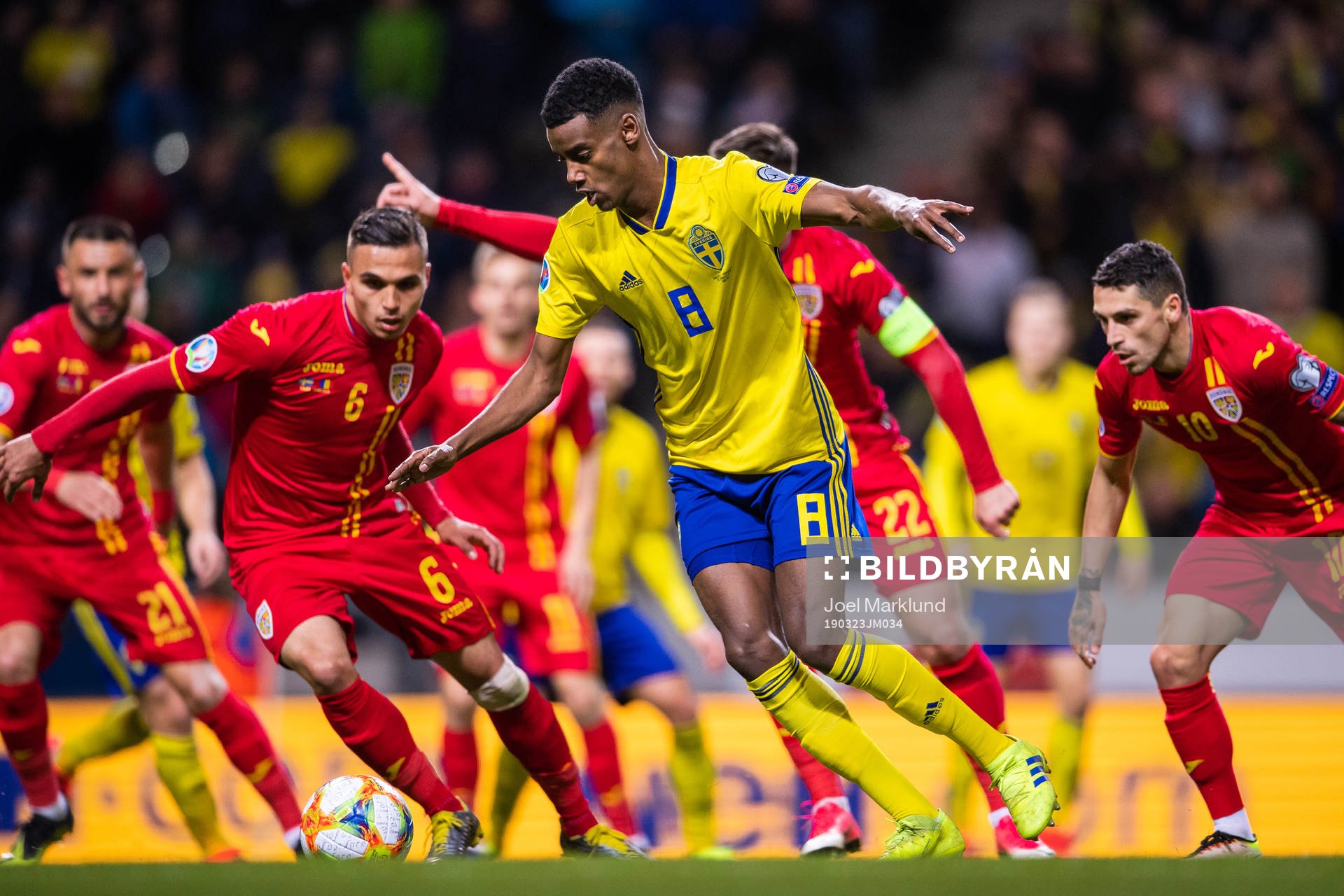 Alexander Isak of Sweden