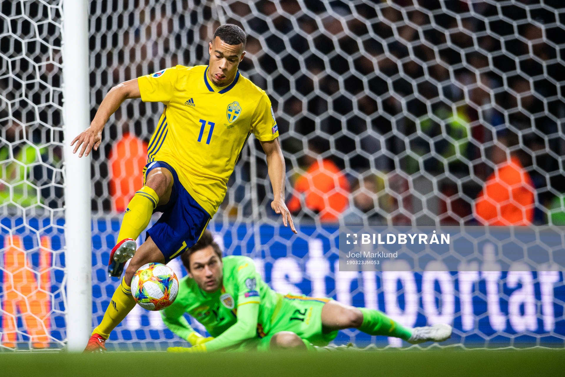 Robin Quaison of Sweden