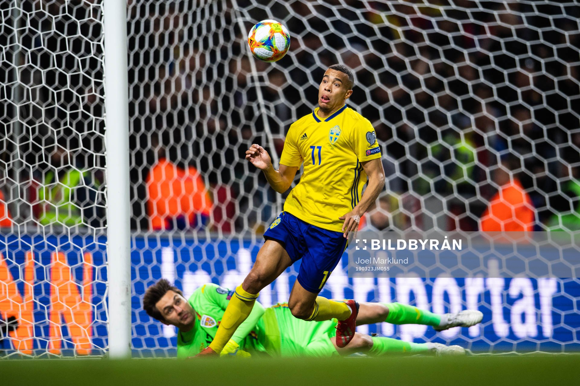 Robin Quaison of Sweden