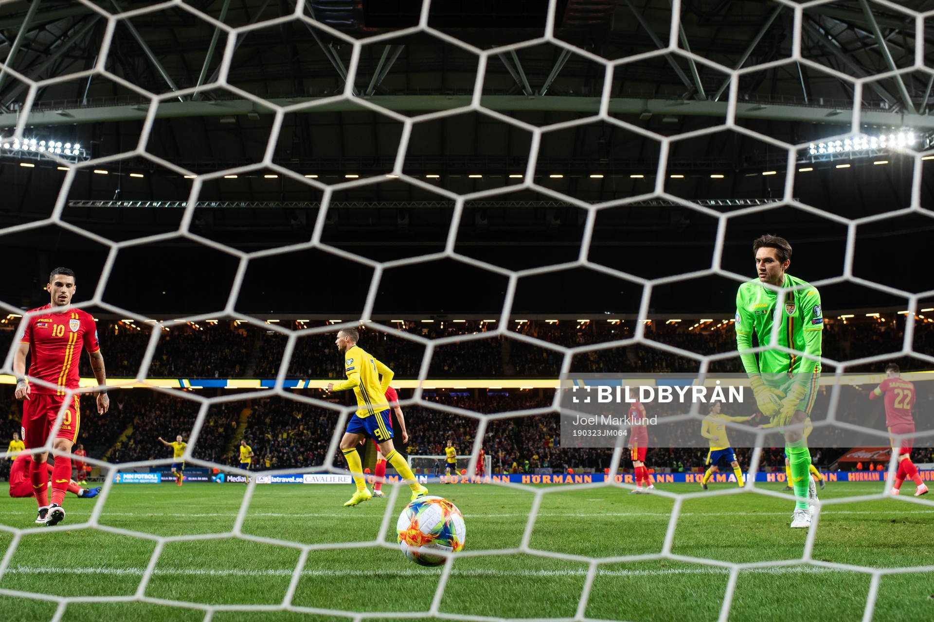 Goalkeeper Ciprian Tatarusanu of Romania looks dejected