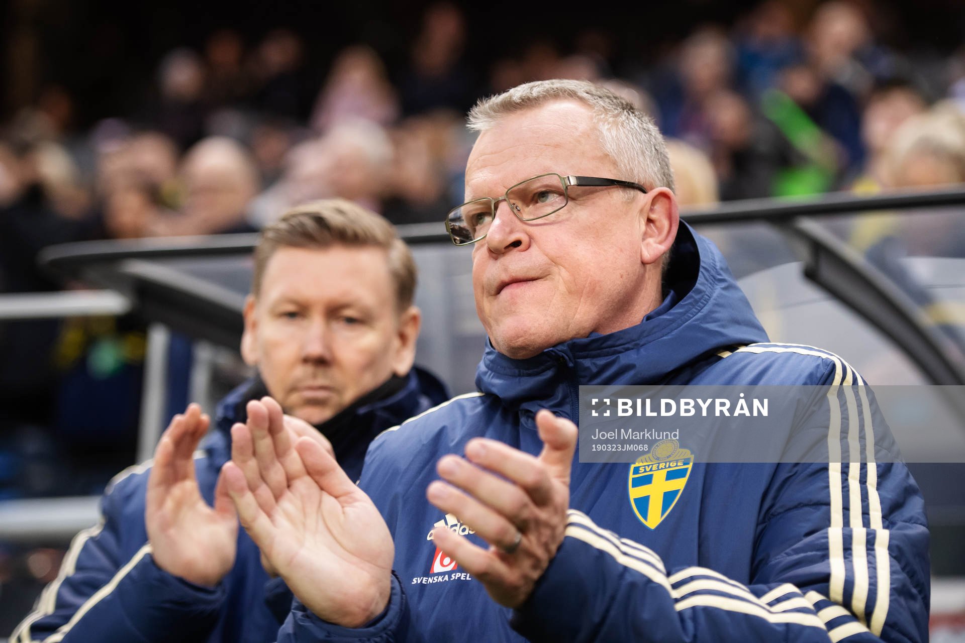 Assistant coach Peter Wettergren and head coach Janne