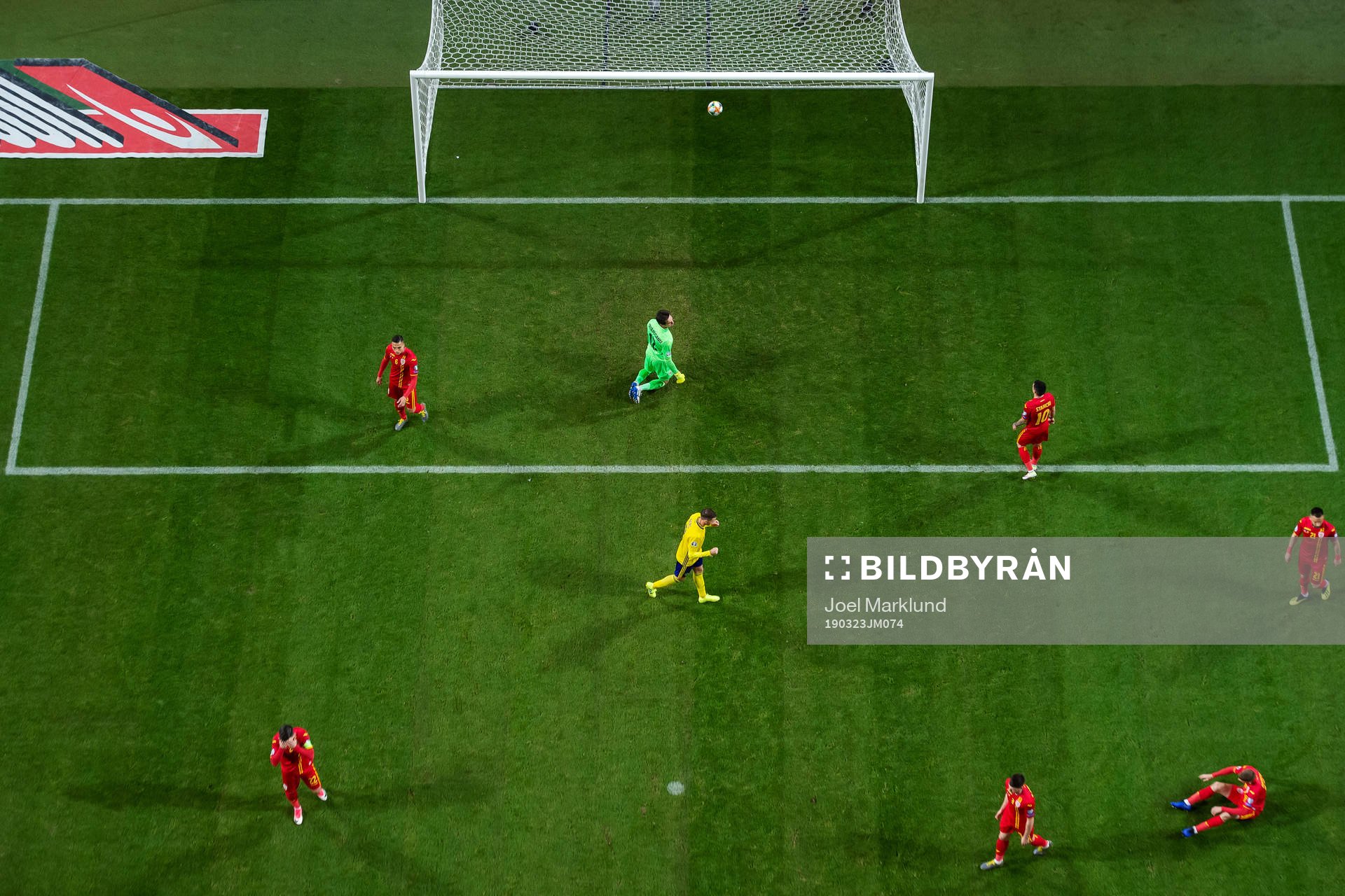 Marcus Berg of Sweden celebrates