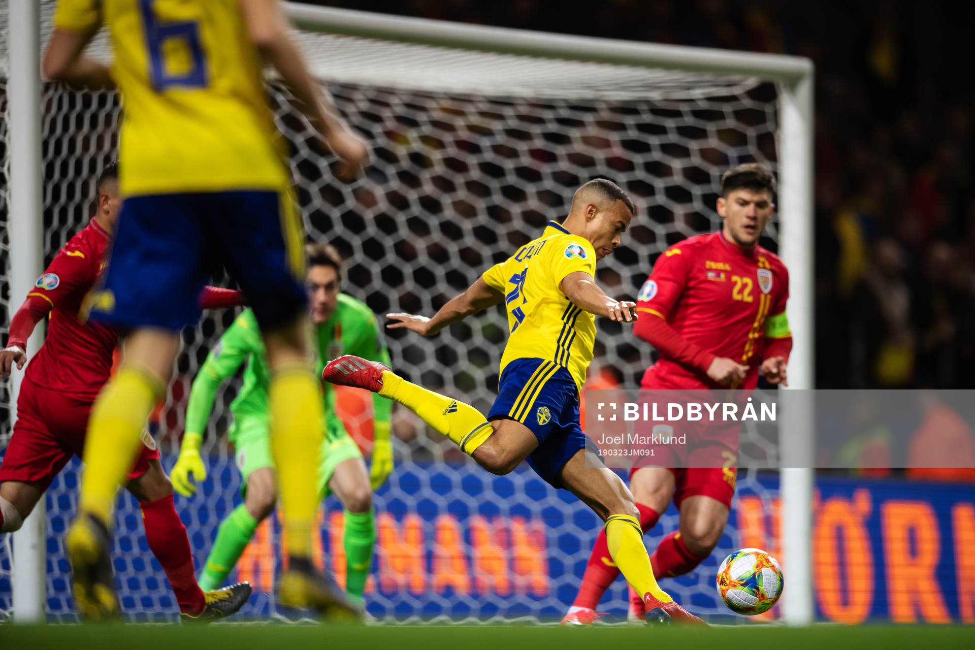 Robin Quaison of Sweden