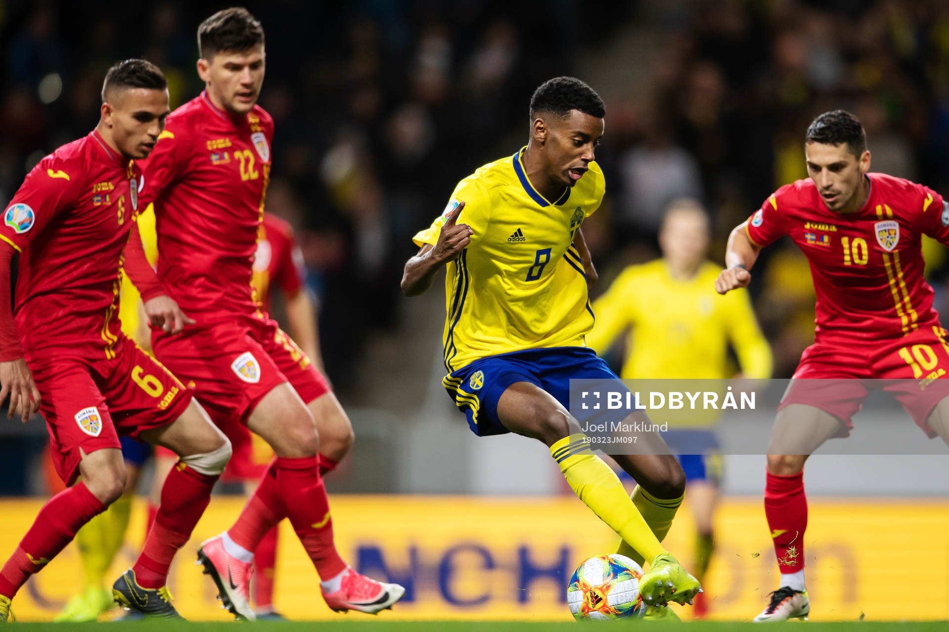 Alexander Isak of Sweden