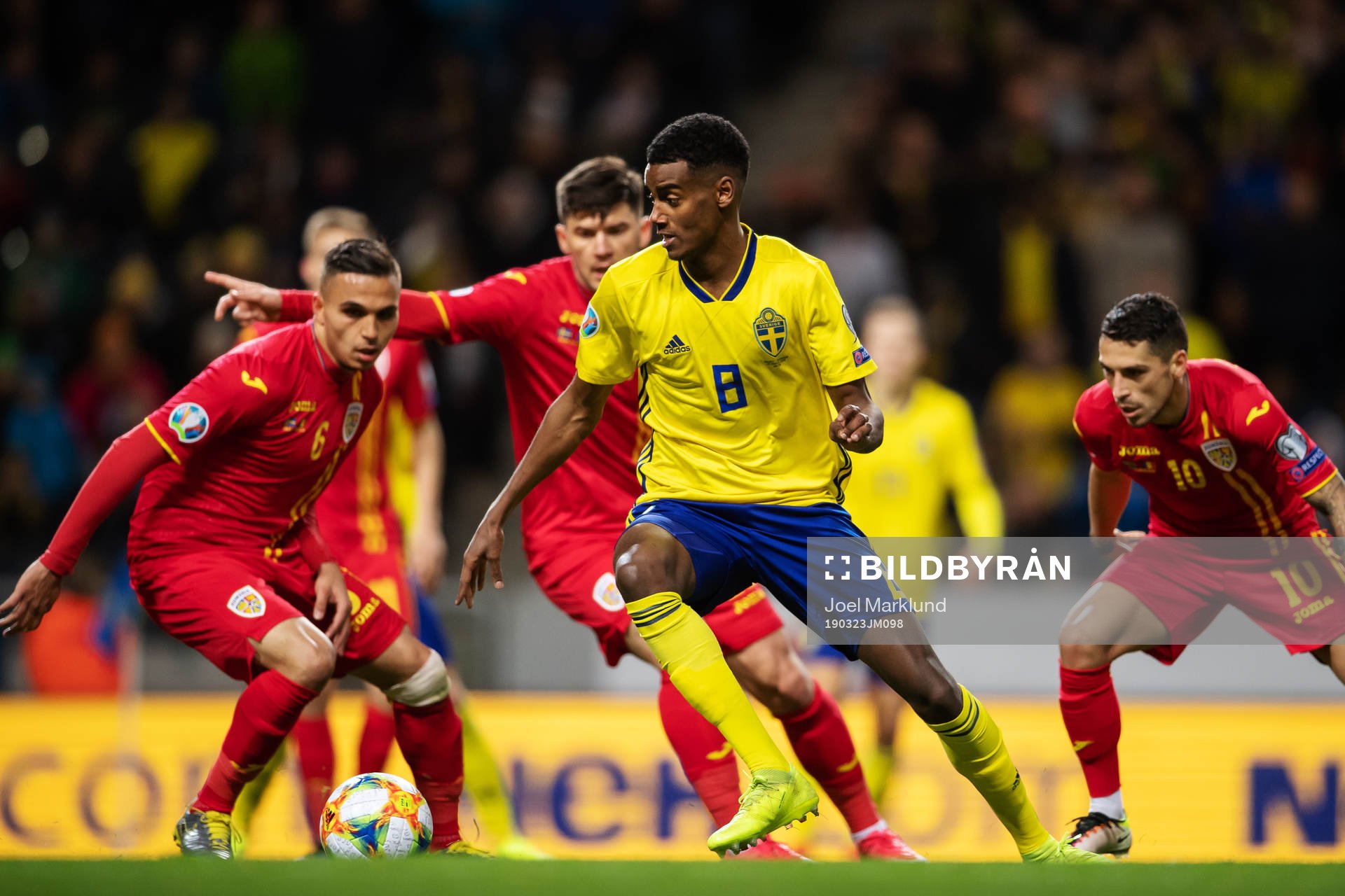 Alexander Isak of Sweden