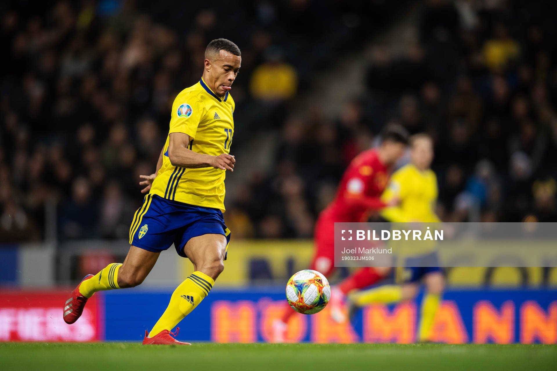 Robin Quaison of Sweden