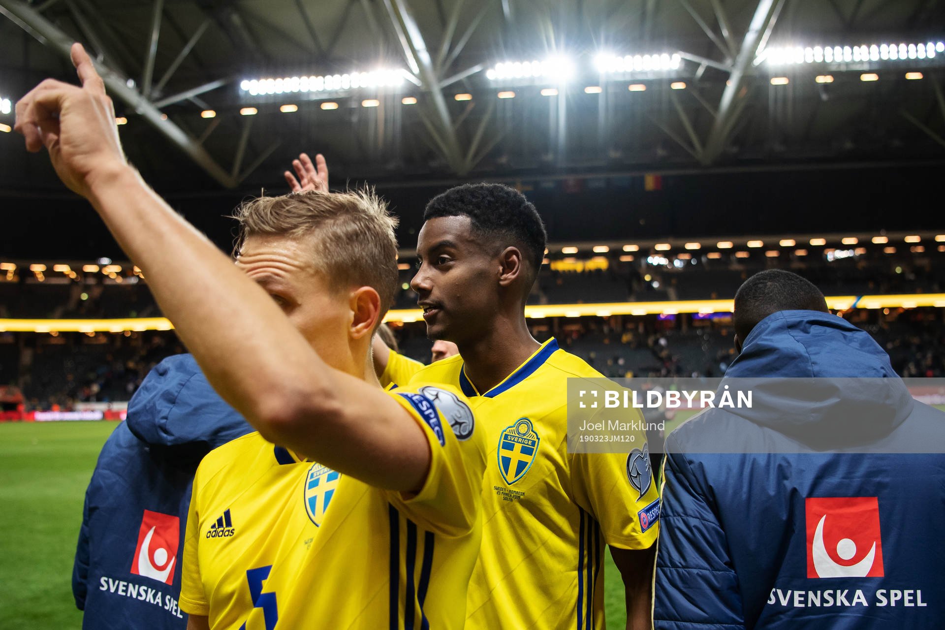 Alexander Isak of Sweden